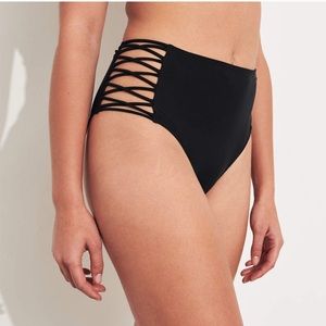 🌼 Hollister High Waist Strappy Bikini Bottoms 🌼
